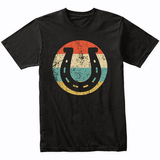 Horseshoe Retro Style Lucky T-Shirt