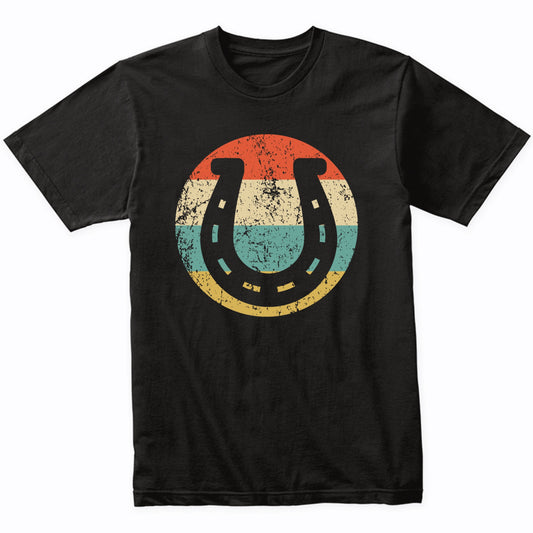 Horseshoe Retro Style Lucky T-Shirt