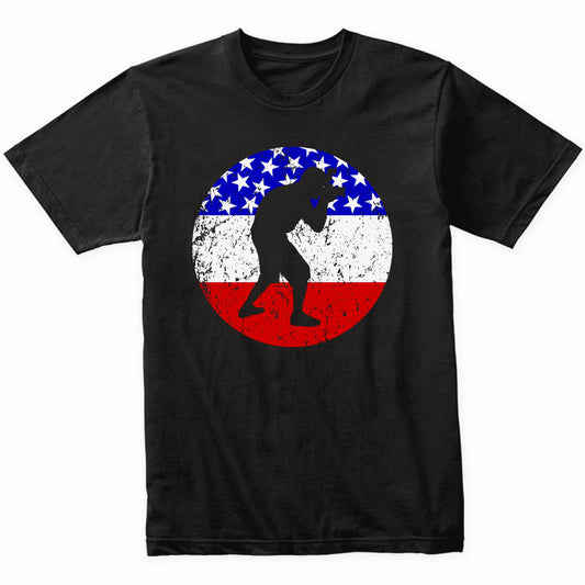 Photographer Retro Style Photography American Flag T-Shirt