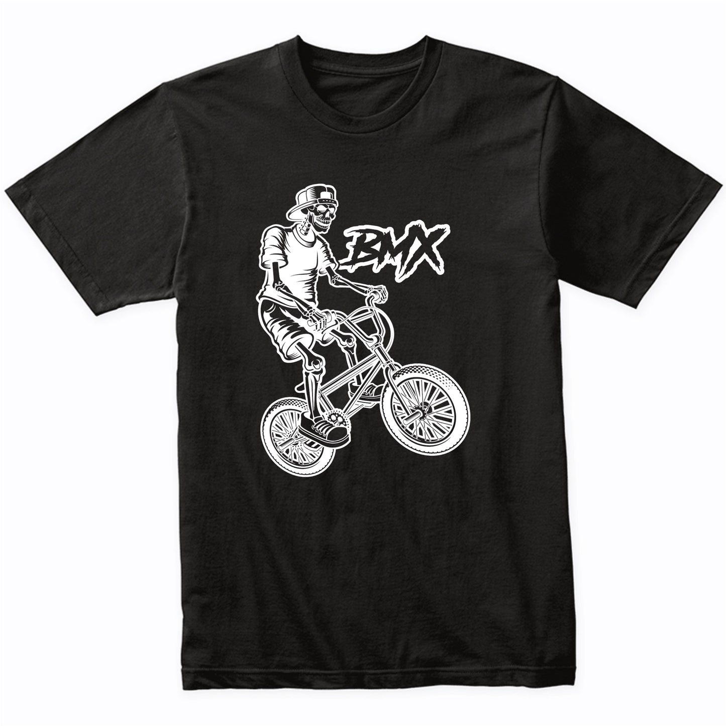 BMX Rider Skeleton Cool Bike T-Shirt