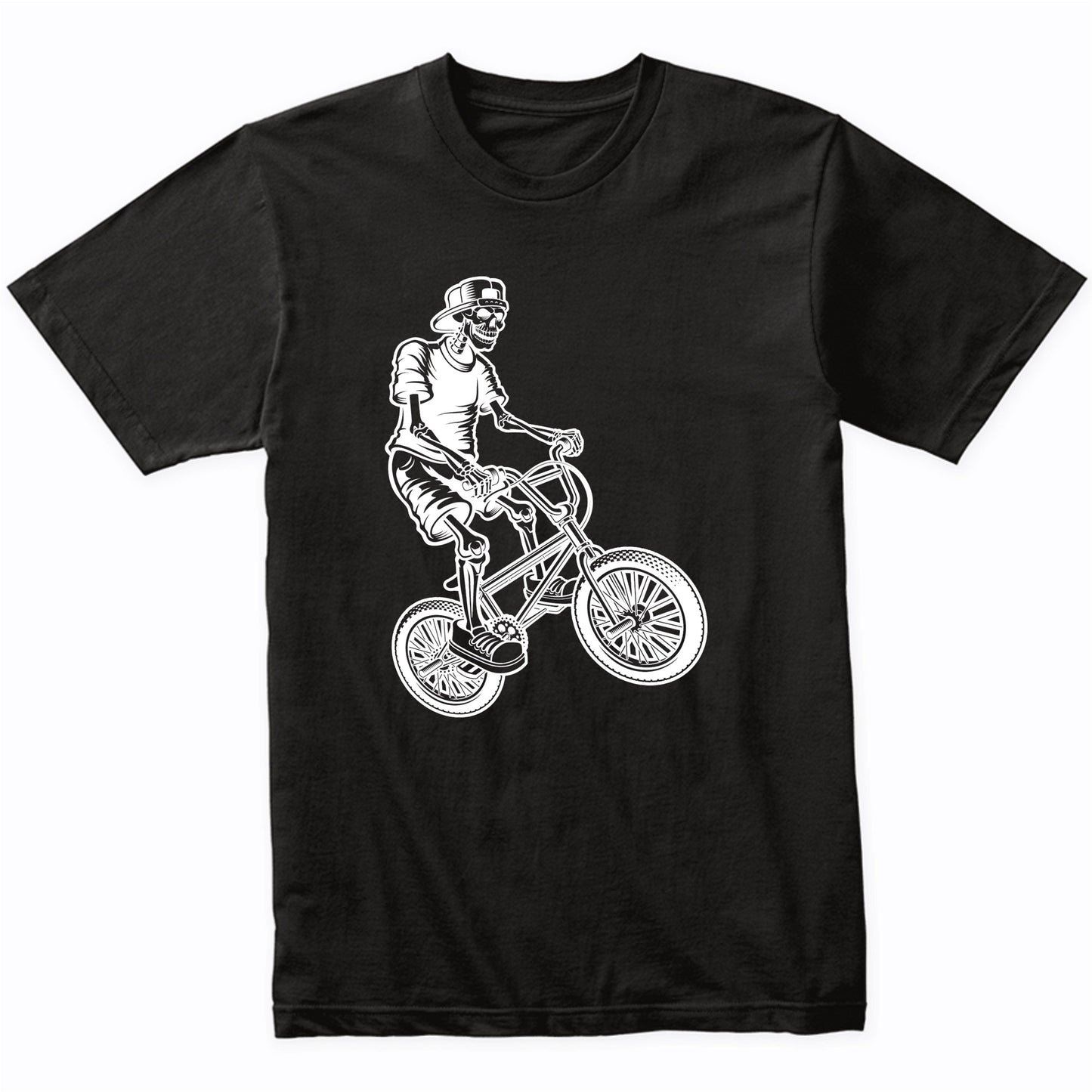 BMX Rider Skeleton Cool Bike T-Shirt