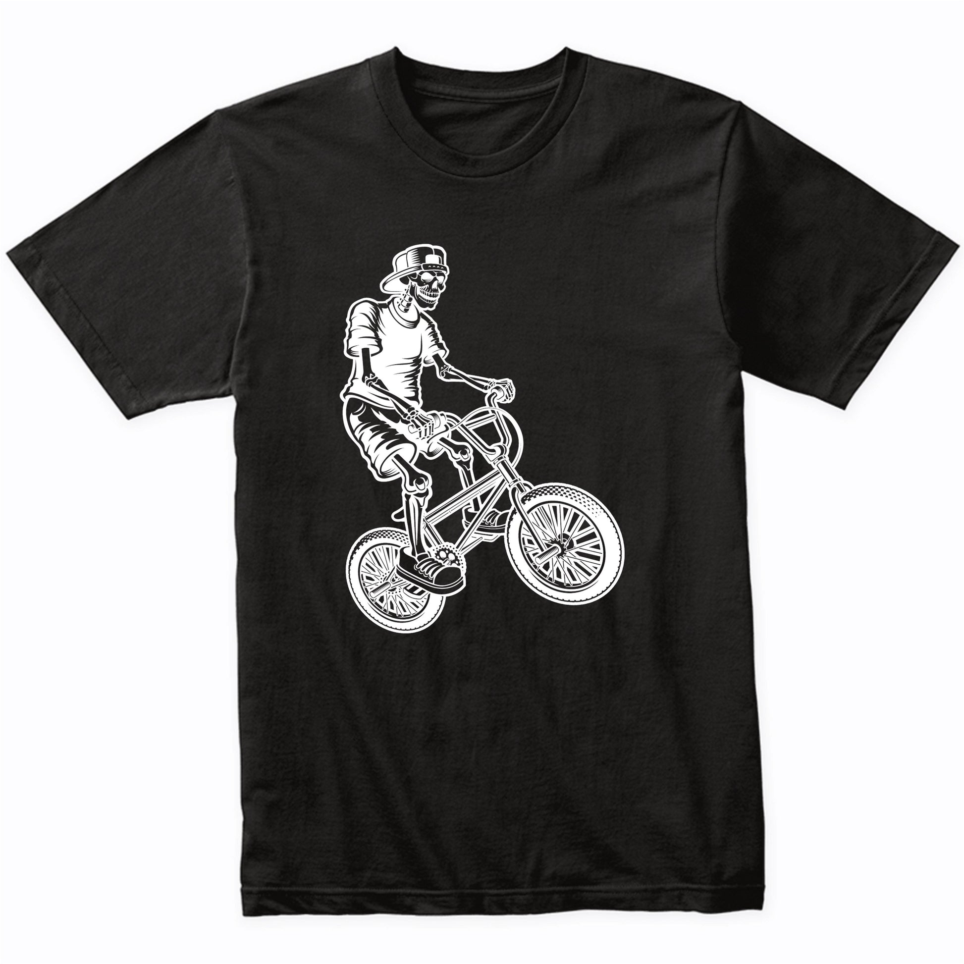 BMX Rider Skeleton Cool Bike T-Shirt