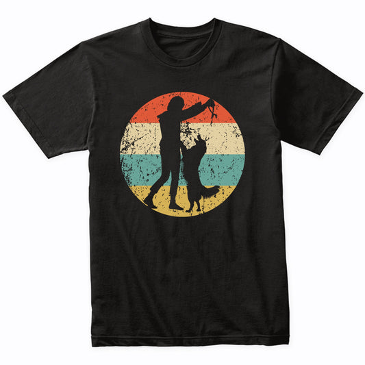Dog Training Retro Animal Trainer Icon T-Shirt
