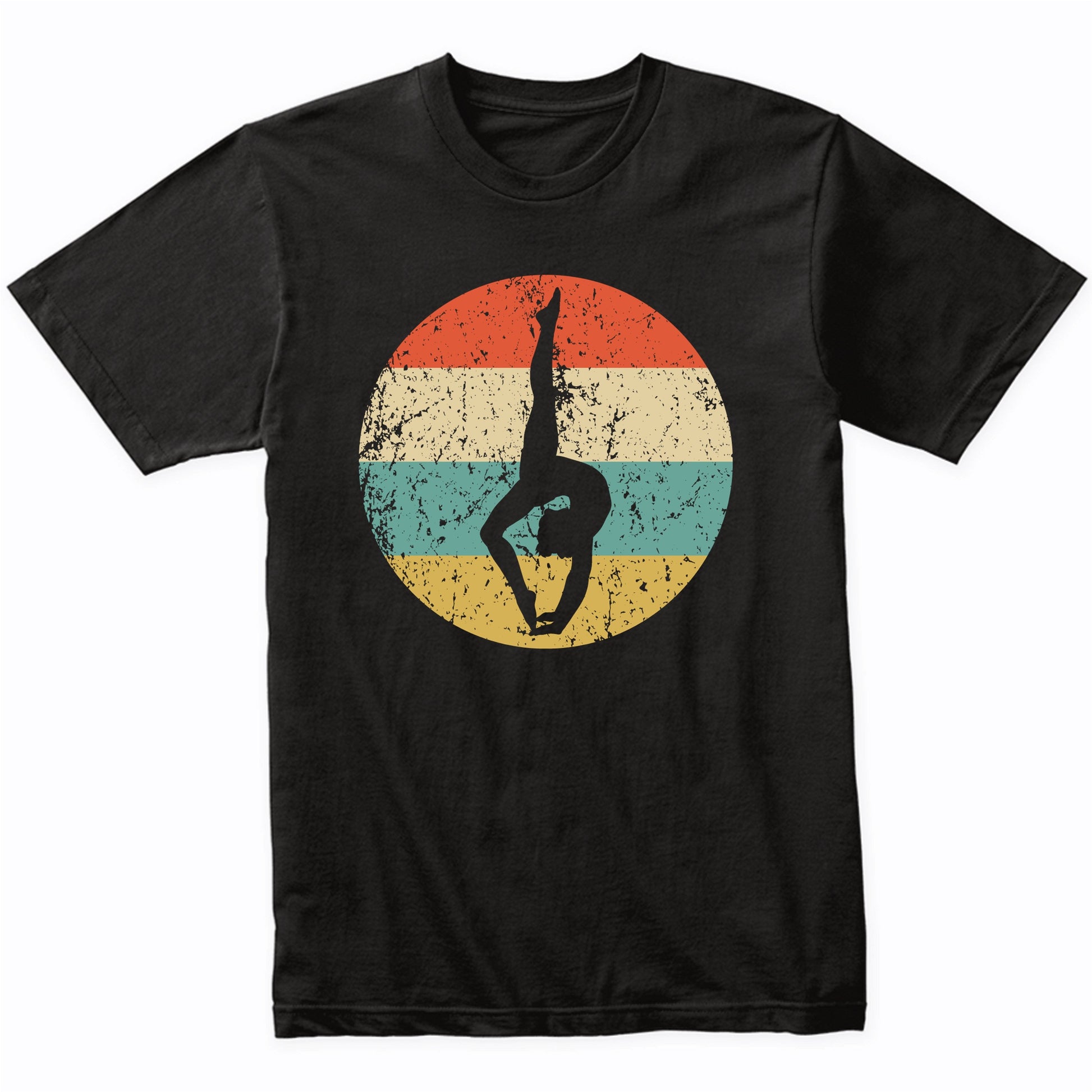Gymnastics Retro Gymnast Icon T-Shirt