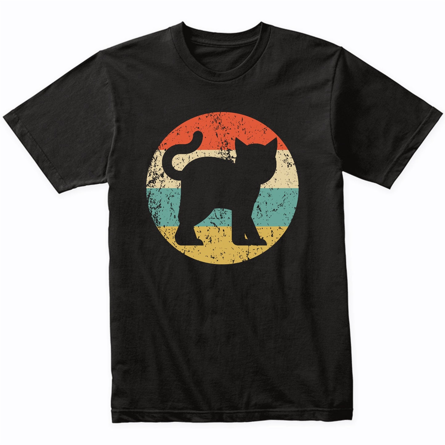 Cat Lover Retro Kitten Icon T-Shirt