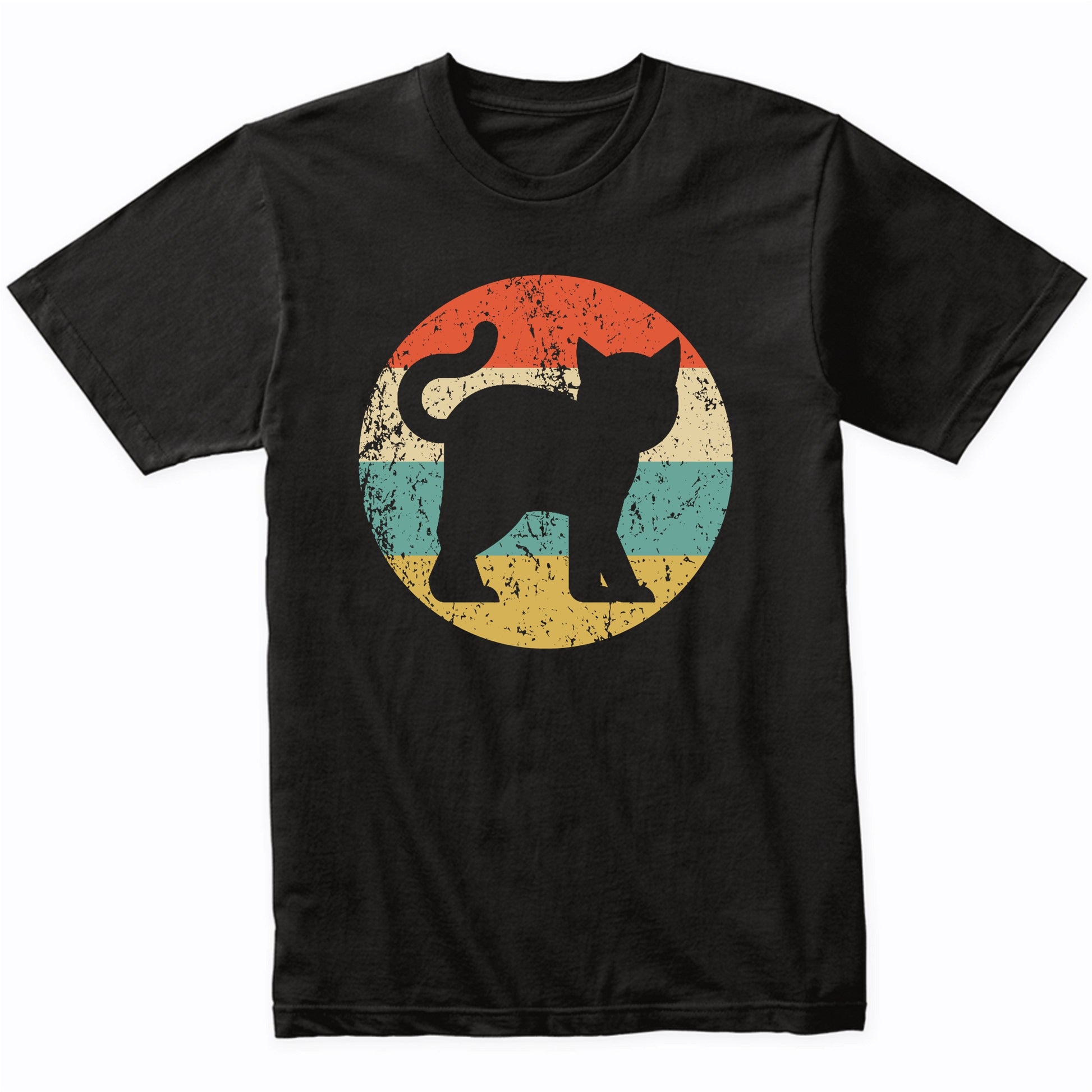 Cat Lover Retro Kitten Icon T-Shirt