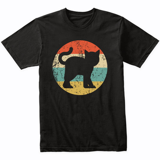 Cat Lover Retro Kitten Icon T-Shirt