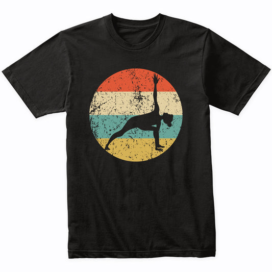 Yoga Retro Yoga Pose Icon T-Shirt