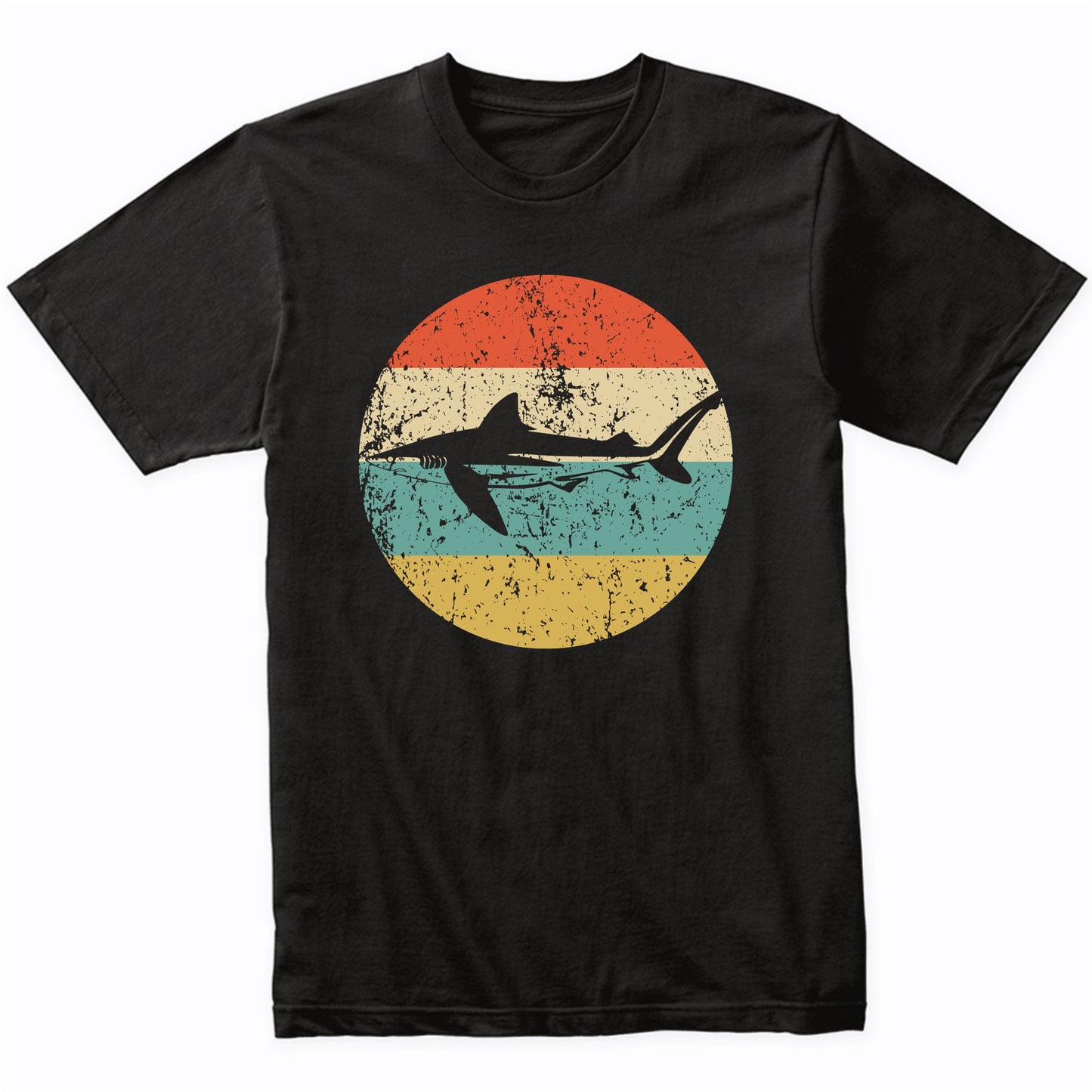 Tiger Shark Retro Shark Icon T-Shirt
