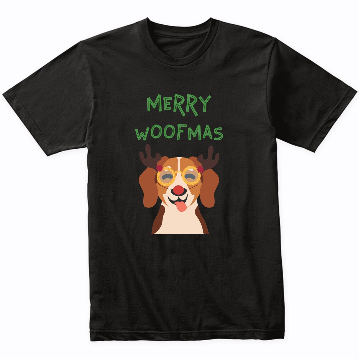 Merry Woofmas Funny Dog Lover Christmas T-Shirt