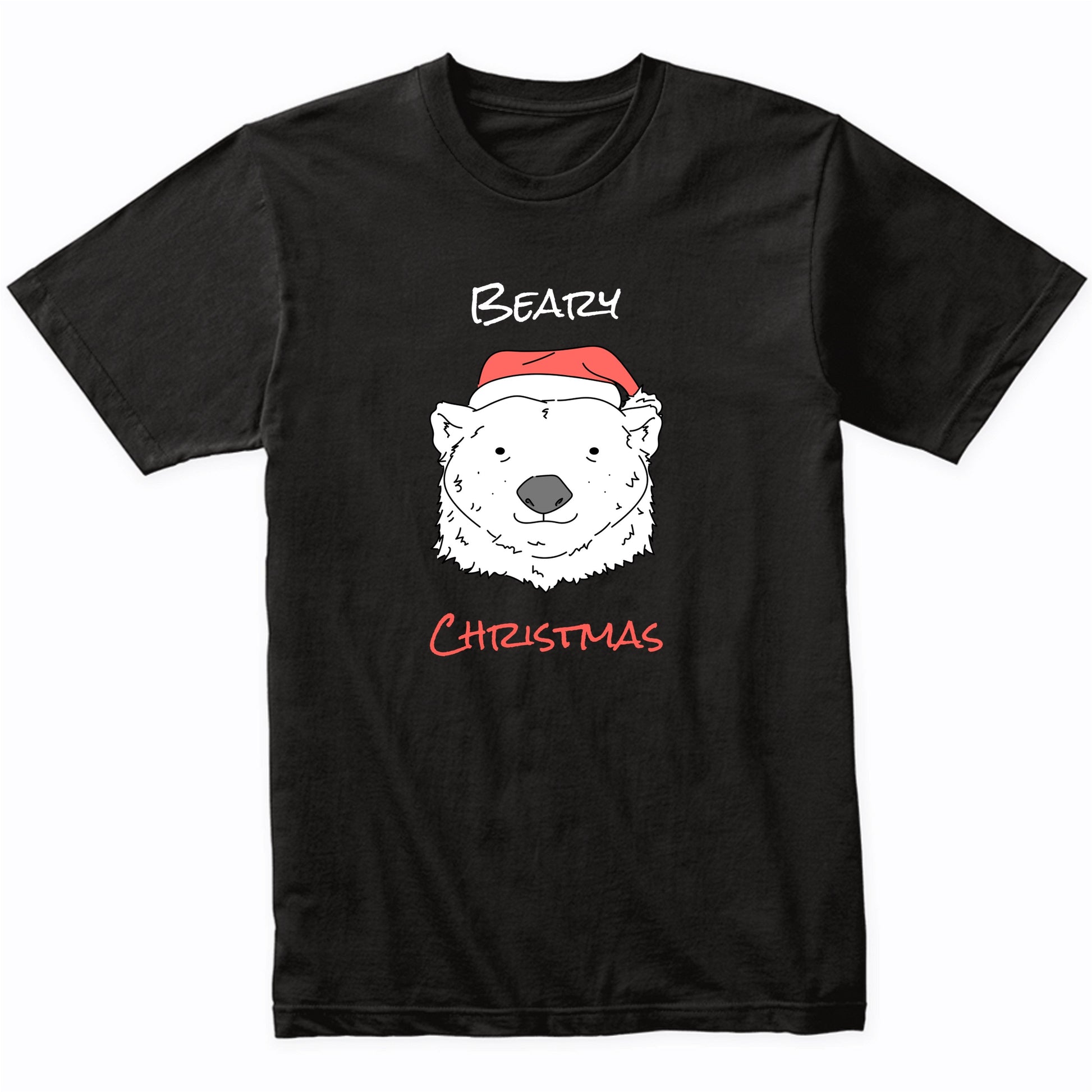 Beary Christmas Funny Polar Bear T-Shirt