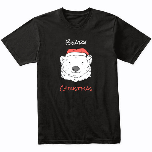 Beary Christmas Funny Polar Bear T-Shirt