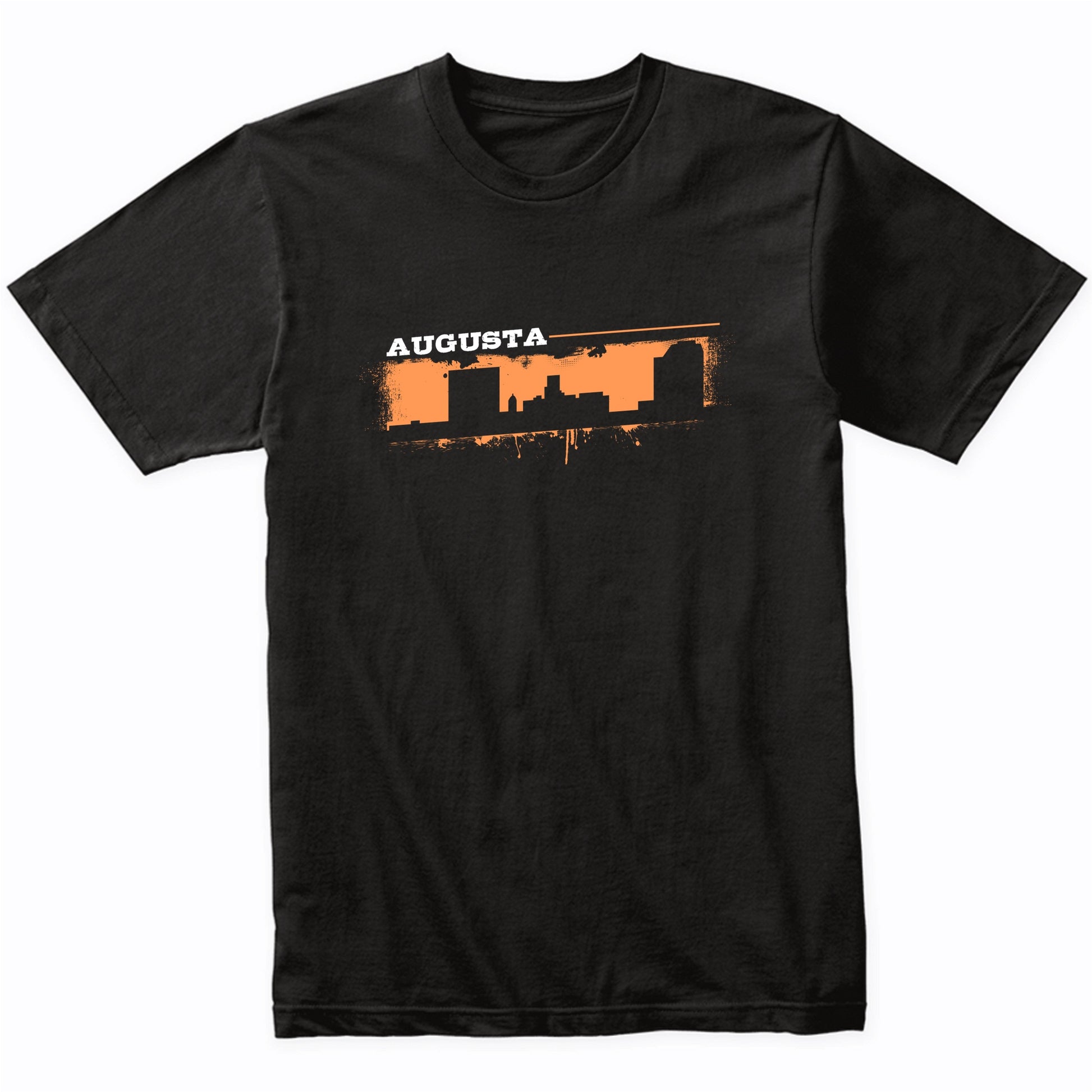 Augusta Georgia Skyline Retro Grafitti Style T-Shirt