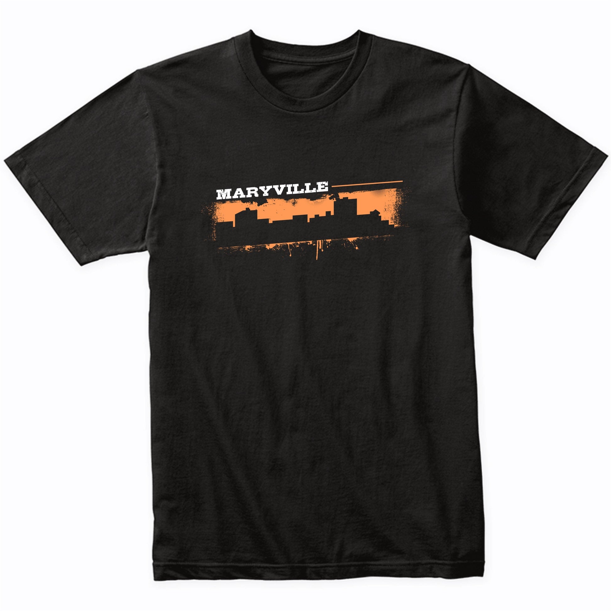 Maryville Tennessee Skyline Retro Grafitti Style T-Shirt