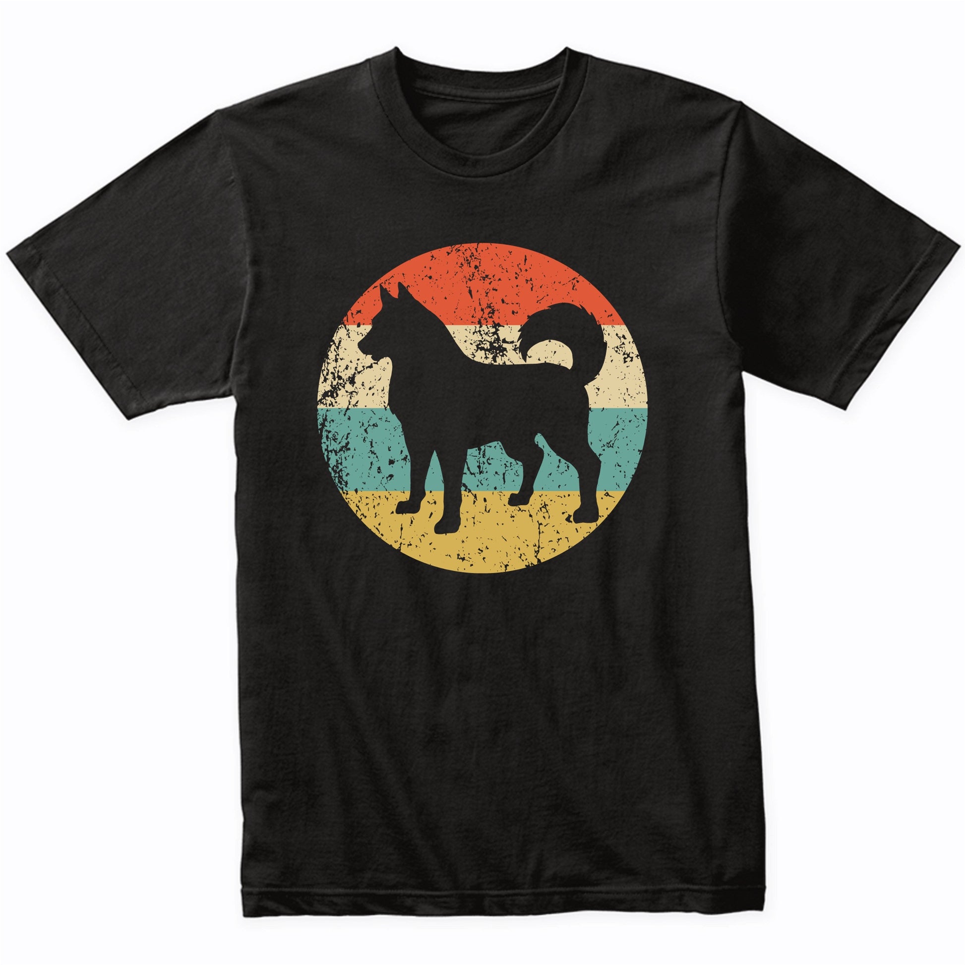 Retro Siberian Husky Dog Breed Icon T-Shirt