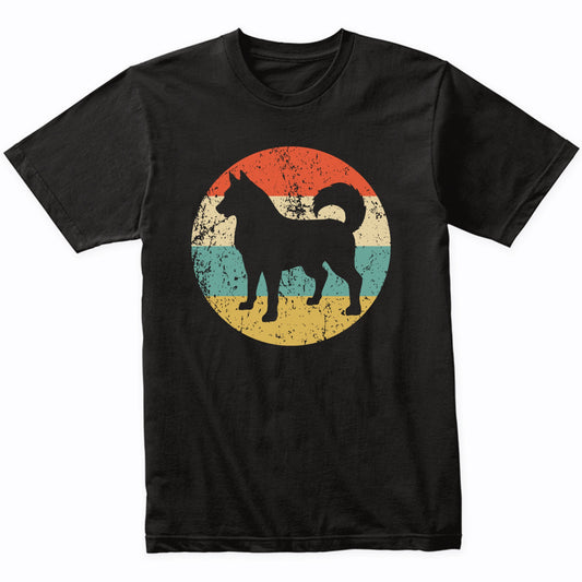 Retro Siberian Husky Dog Breed Icon T-Shirt