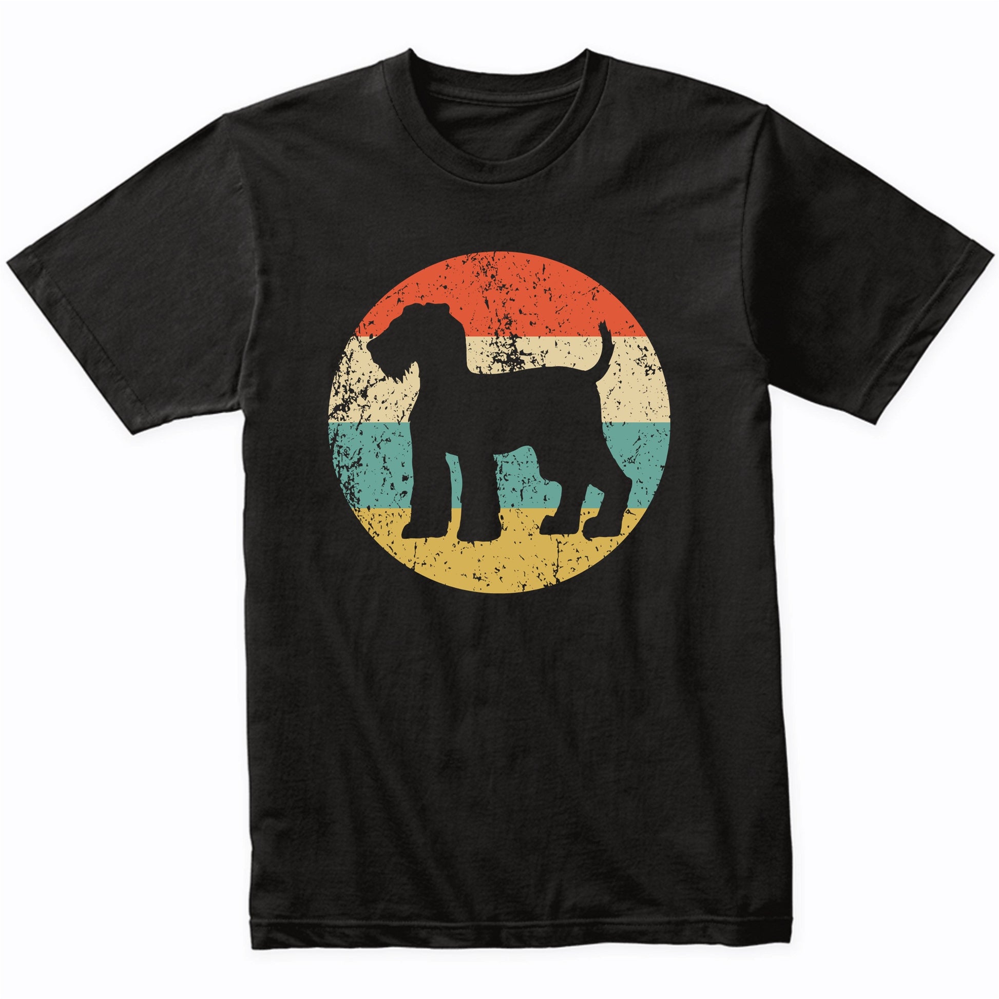 Retro Airedale Terrier Dog Breed Icon T-Shirt