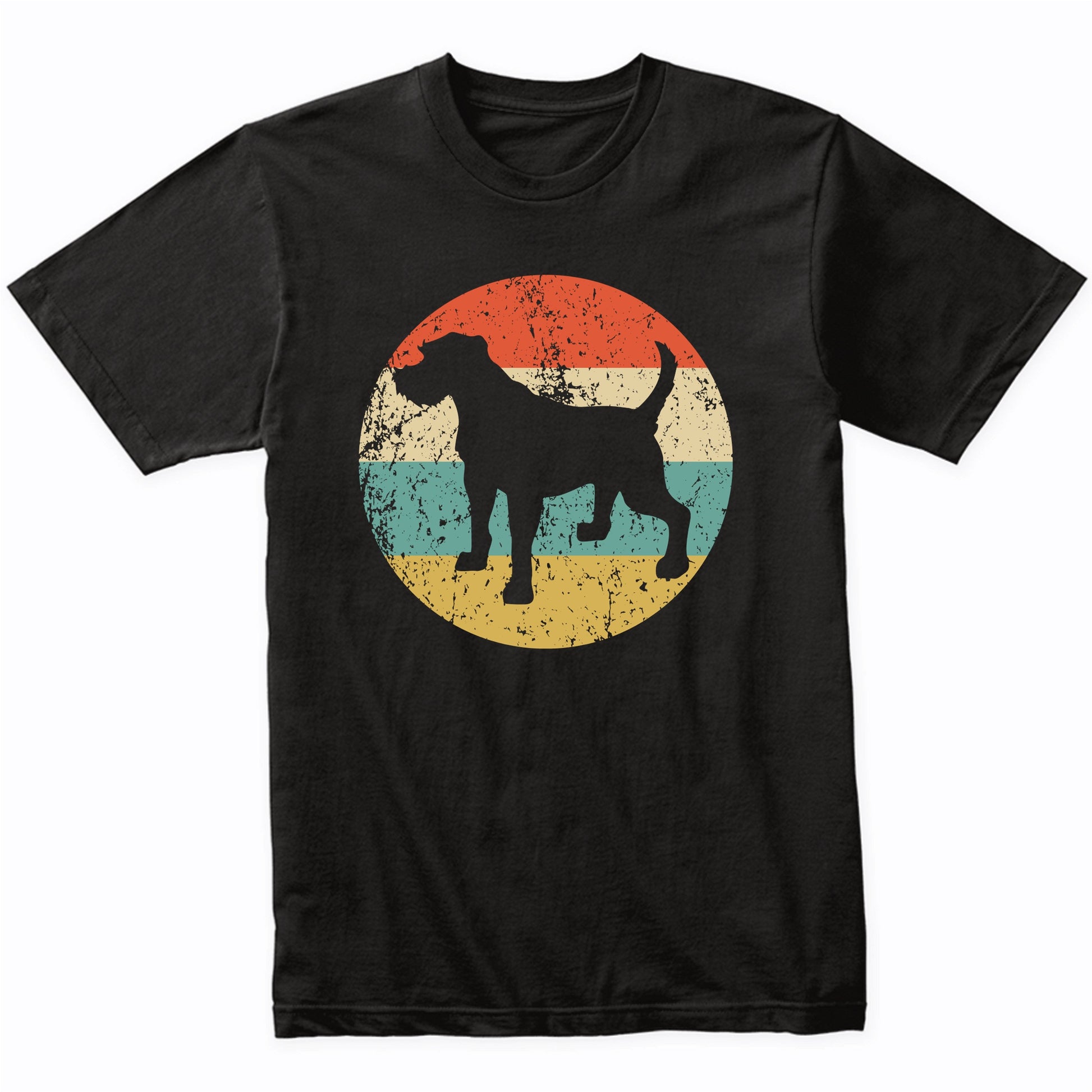 Retro Border Terrier Dog Breed Icon T-Shirt