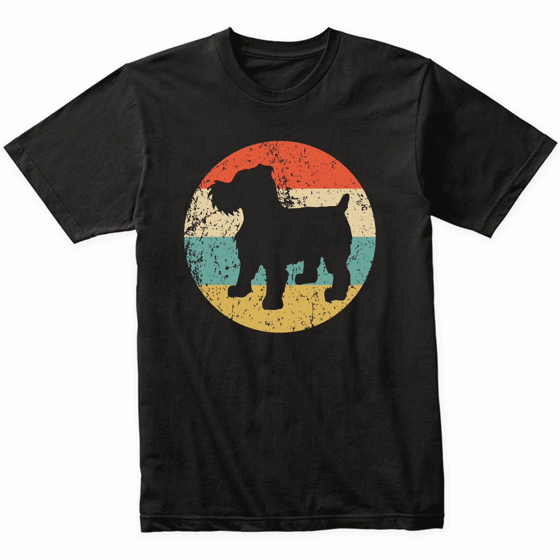 Retro Brussels Griffon Dog Breed Icon T-Shirt
