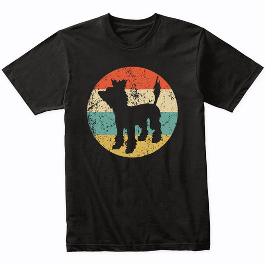 Retro Chinese Crested Dog Breed Icon T-Shirt