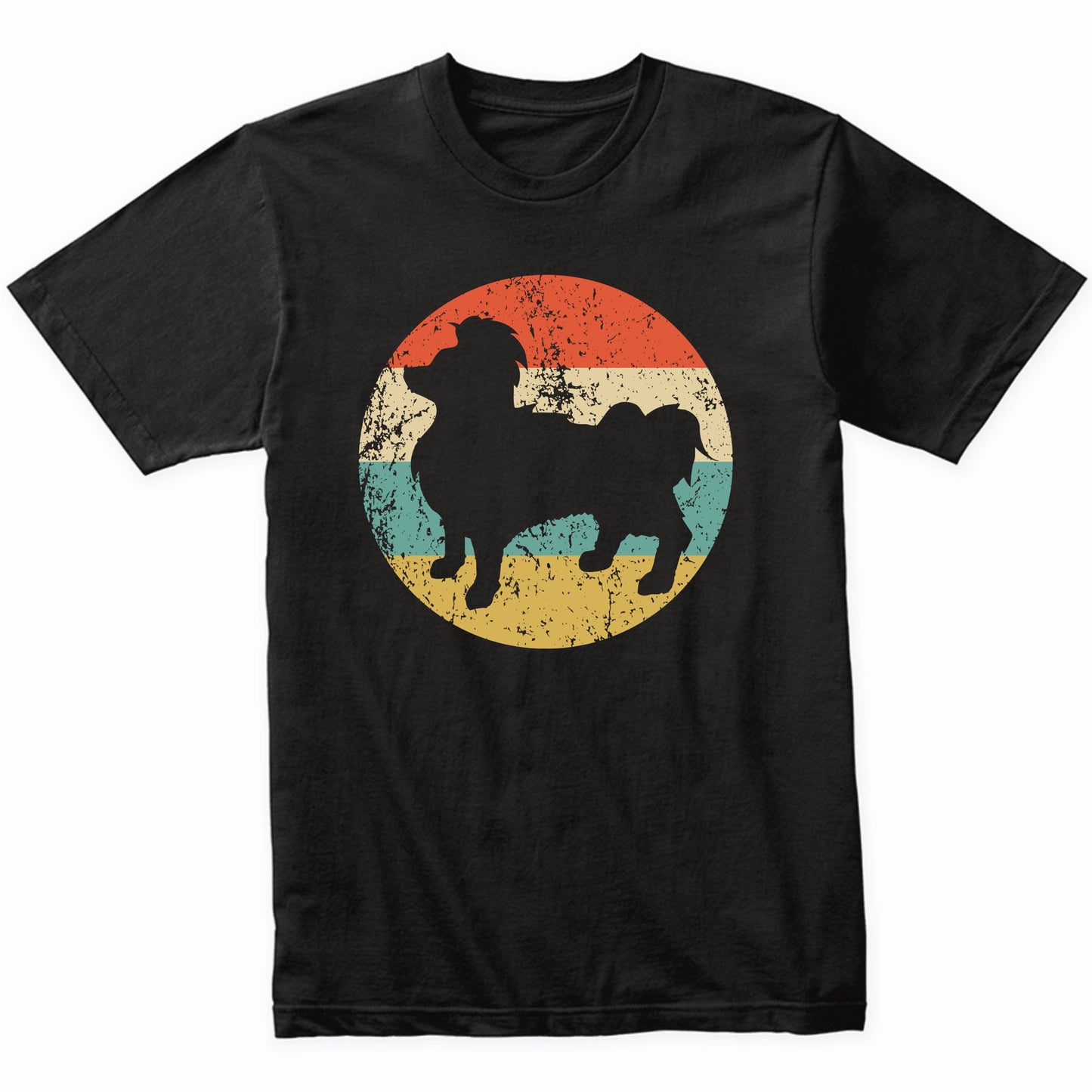 Retro Papillon Dog Breed Icon T-Shirt