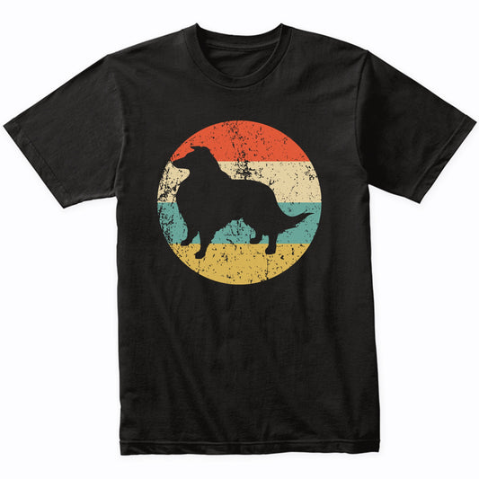 Retro Shetland Sheepdog Dog Breed Icon T-Shirt