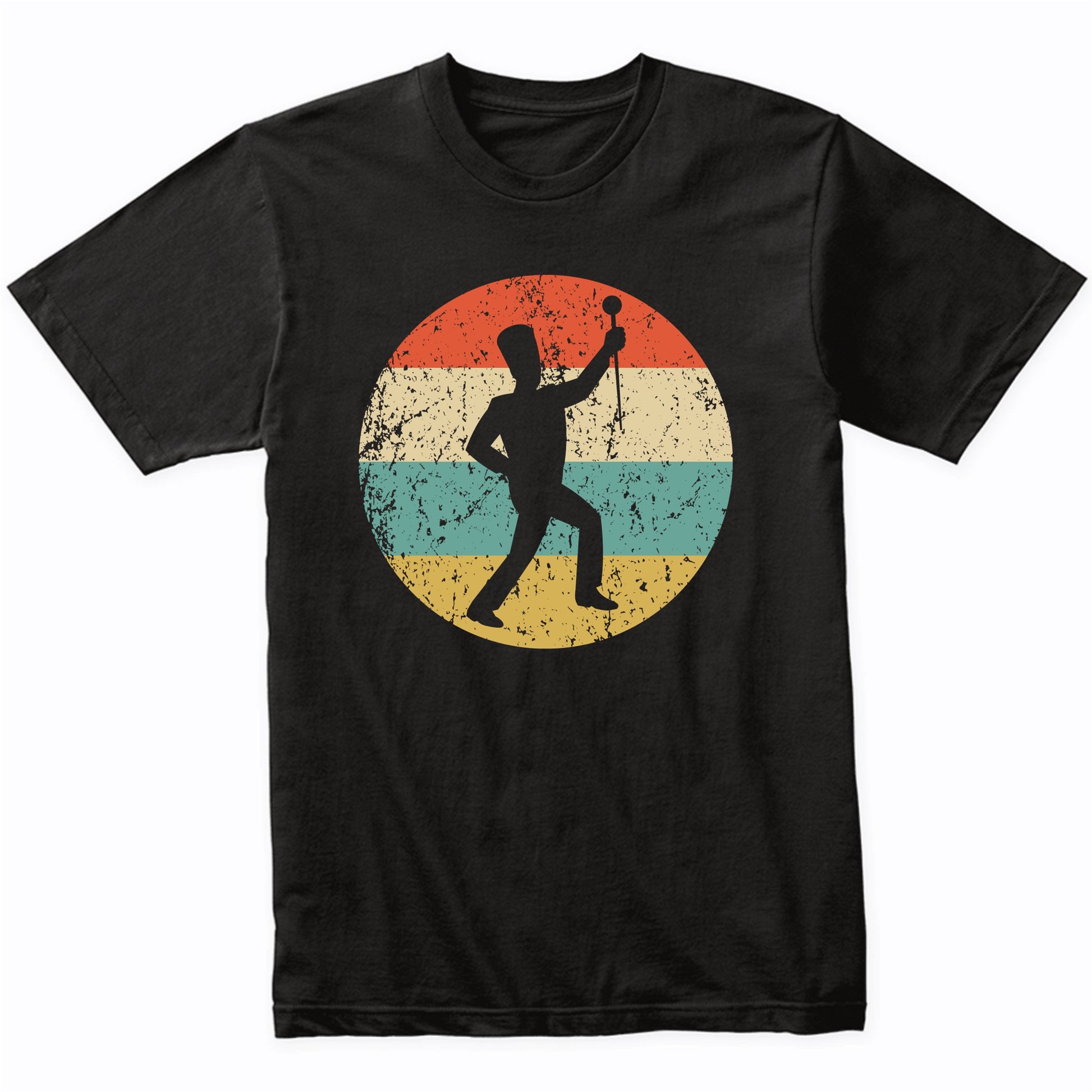 Marching Band Shirt - Retro Drum Major Icon T-Shirt