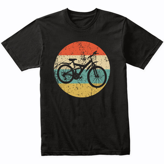 Mountain Biking Shirt - Retro Mountain Bike Icon T-Shirt