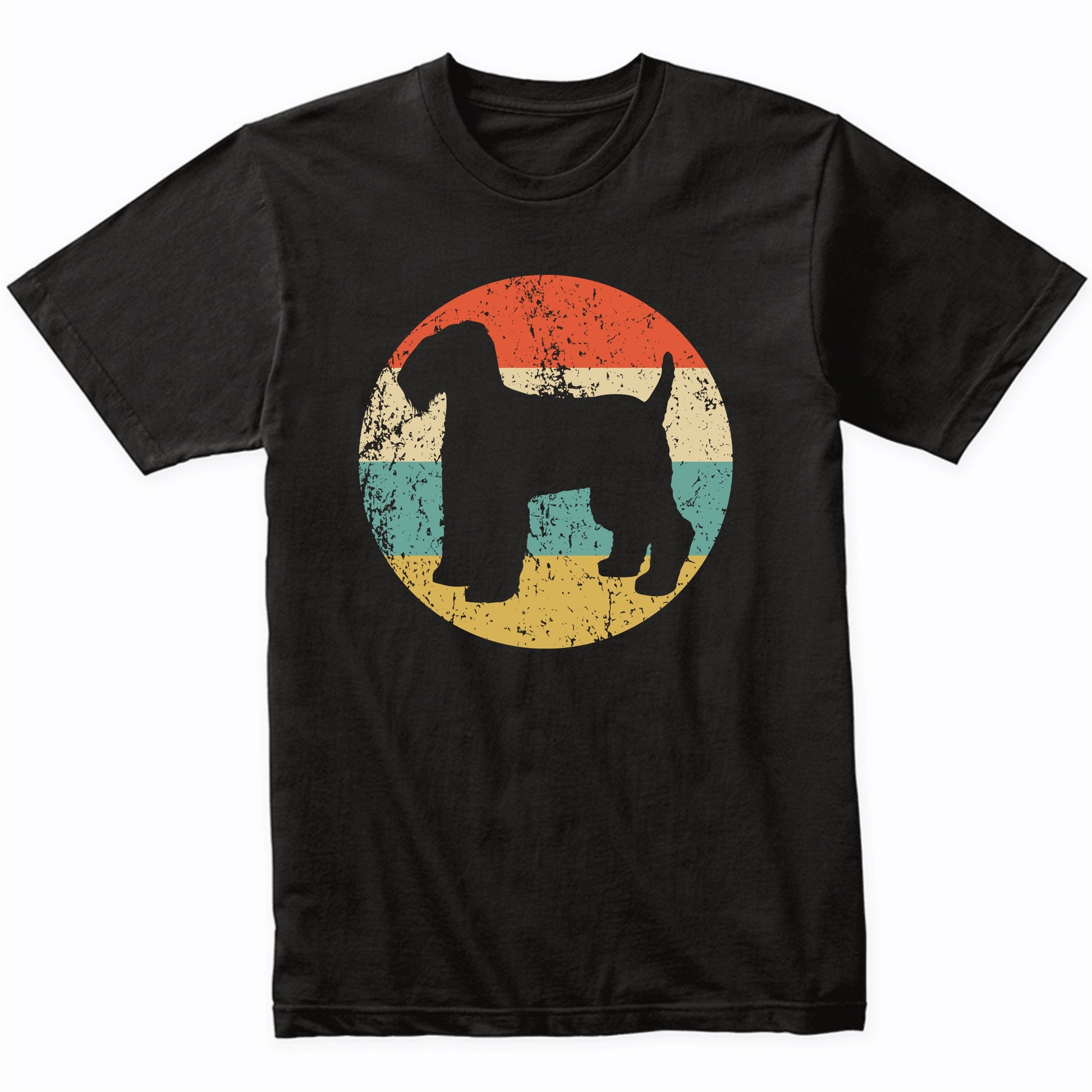 Retro Kerry Blue Terrier Dog Breed Icon T-Shirt