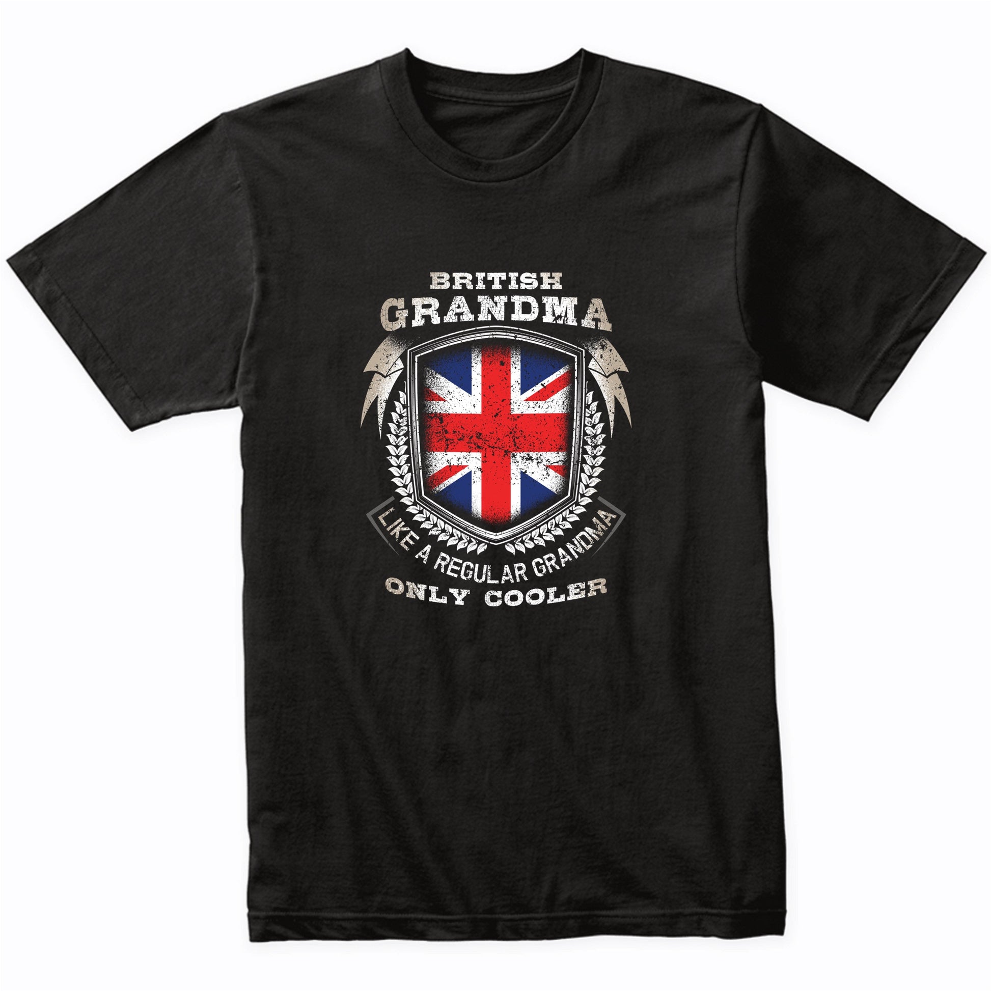 British Grandma Like A Regular Grandma Only Cooler Funny T-Shirt
