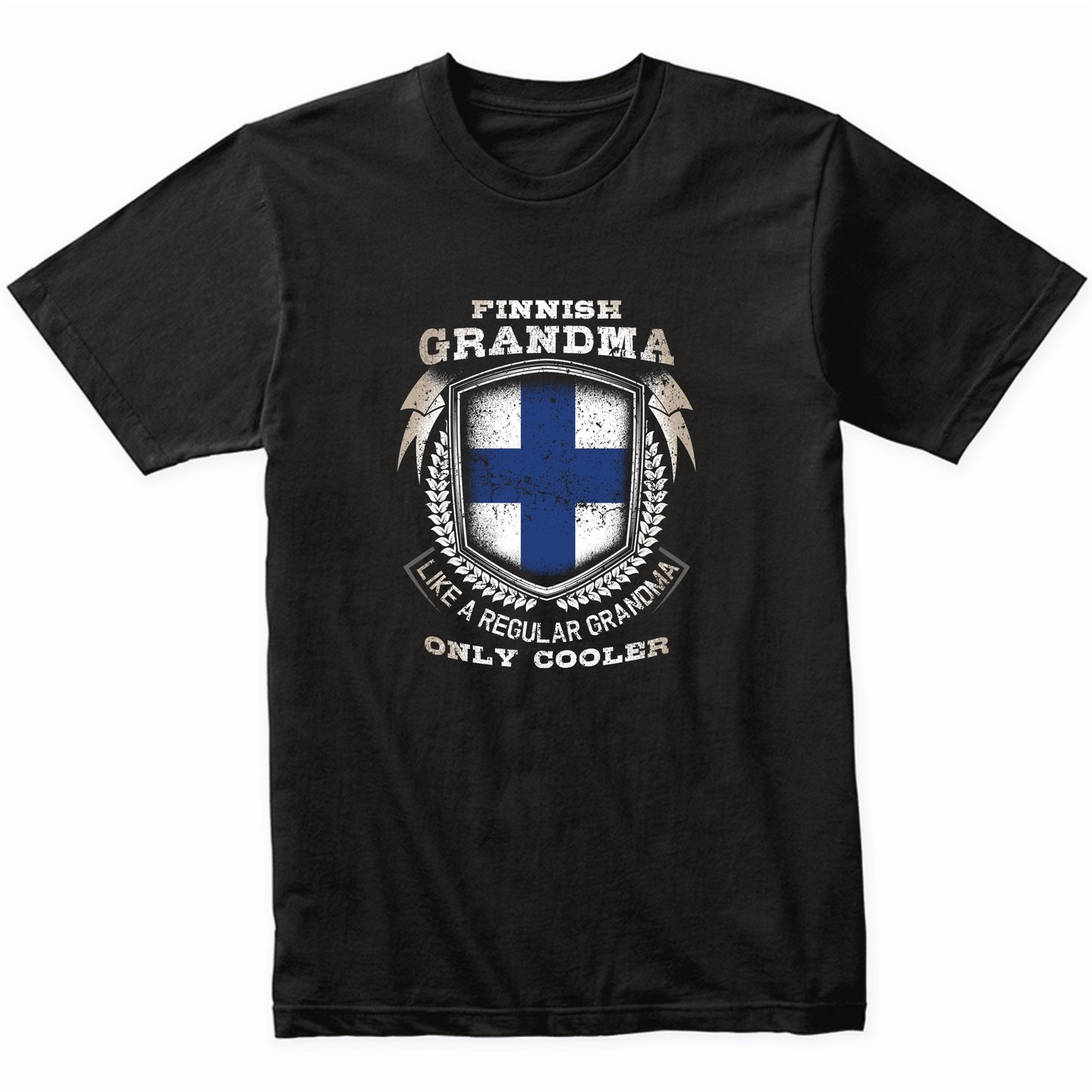 Finnish Grandma Like A Regular Grandma Only Cooler Funny T-Shirt