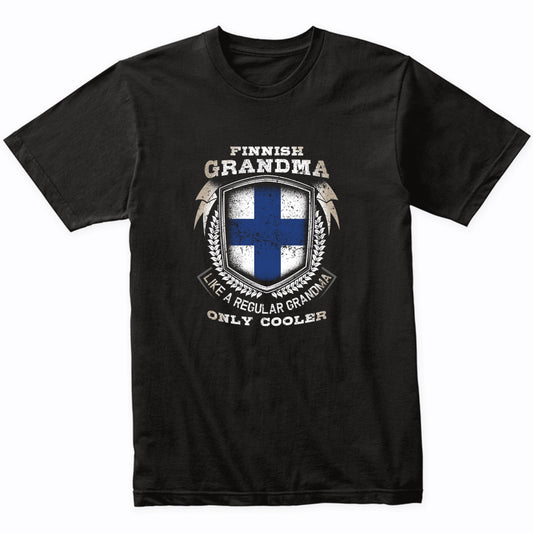 Finnish Grandma Like A Regular Grandma Only Cooler Funny T-Shirt
