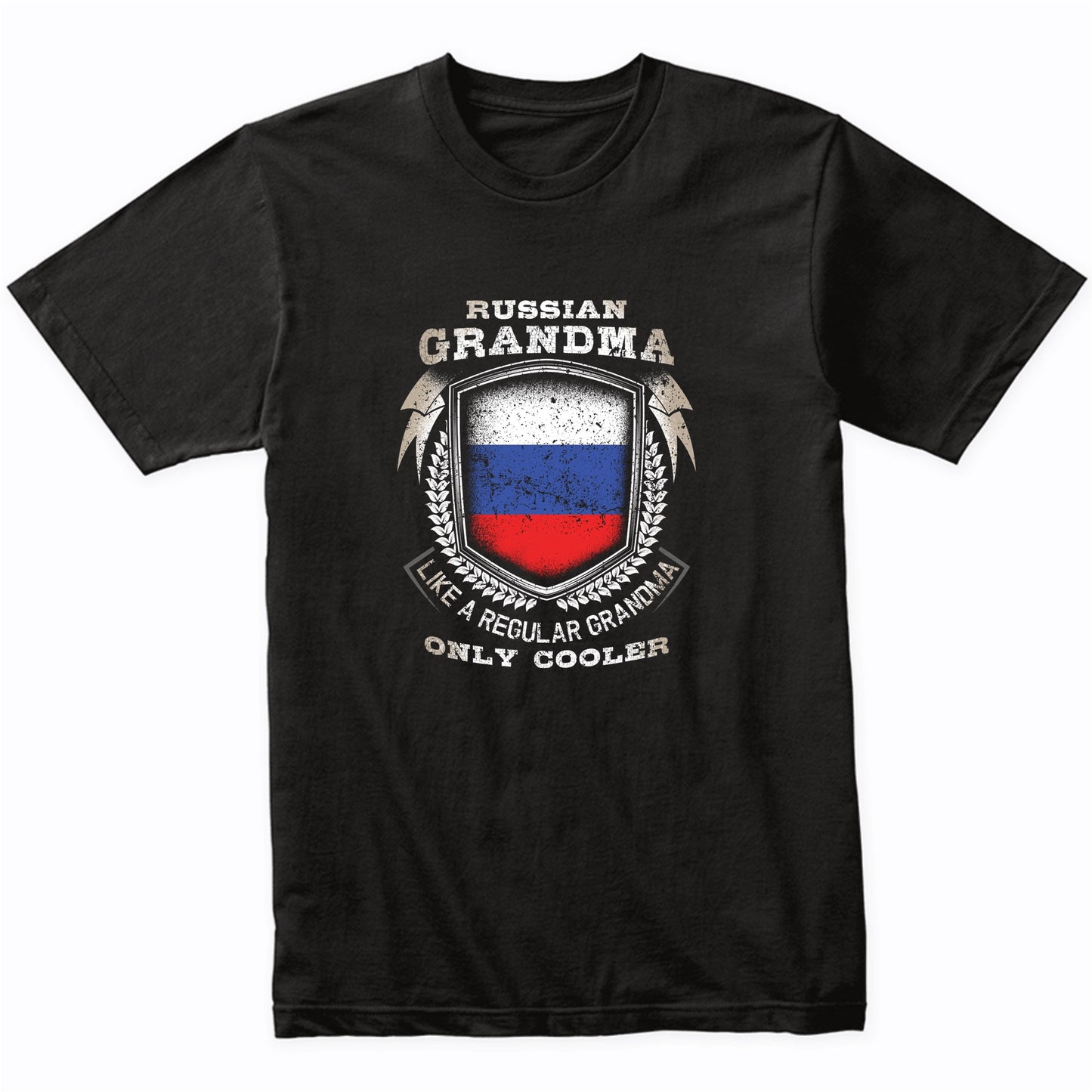 Russian Grandma Like A Regular Grandma Only Cooler Funny T-Shirt