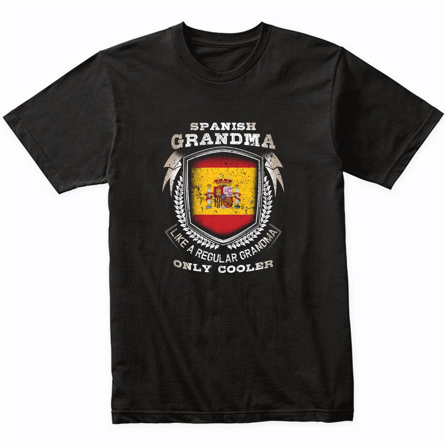 Spanish Grandma Like A Regular Grandma Only Cooler Funny T-Shirt