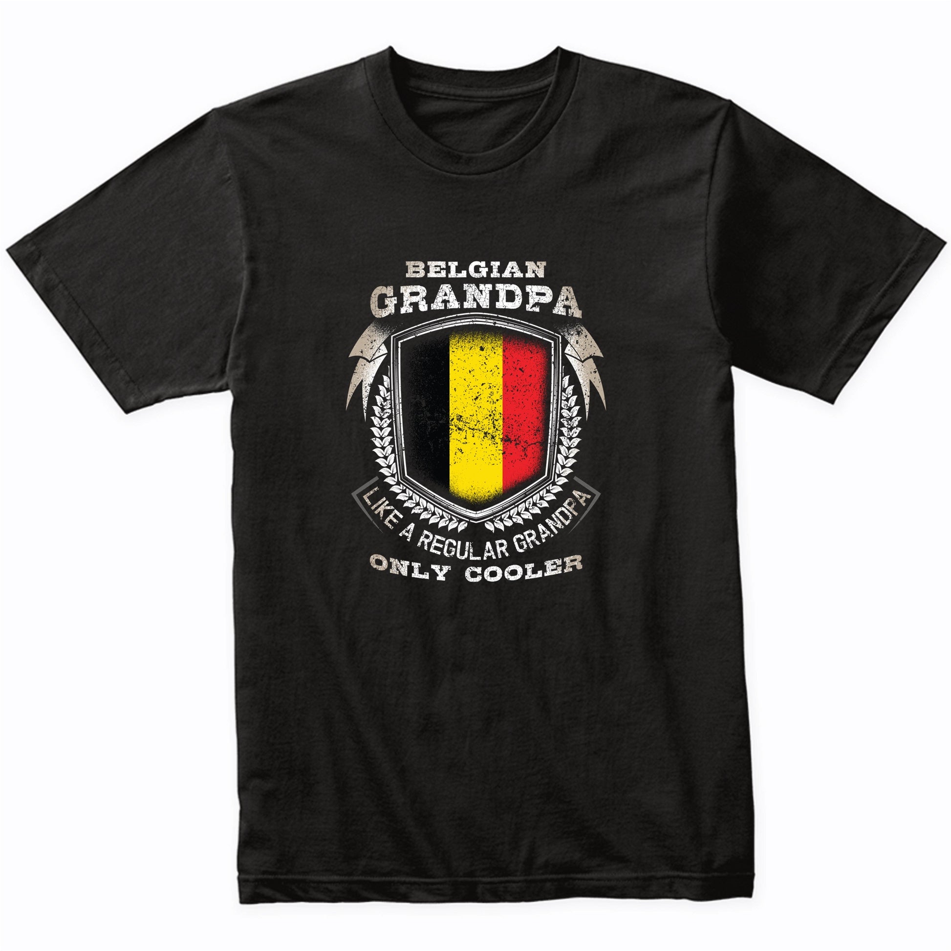 Belgian Grandpa Like A Regular Grandpa Only Cooler Funny T-Shirt