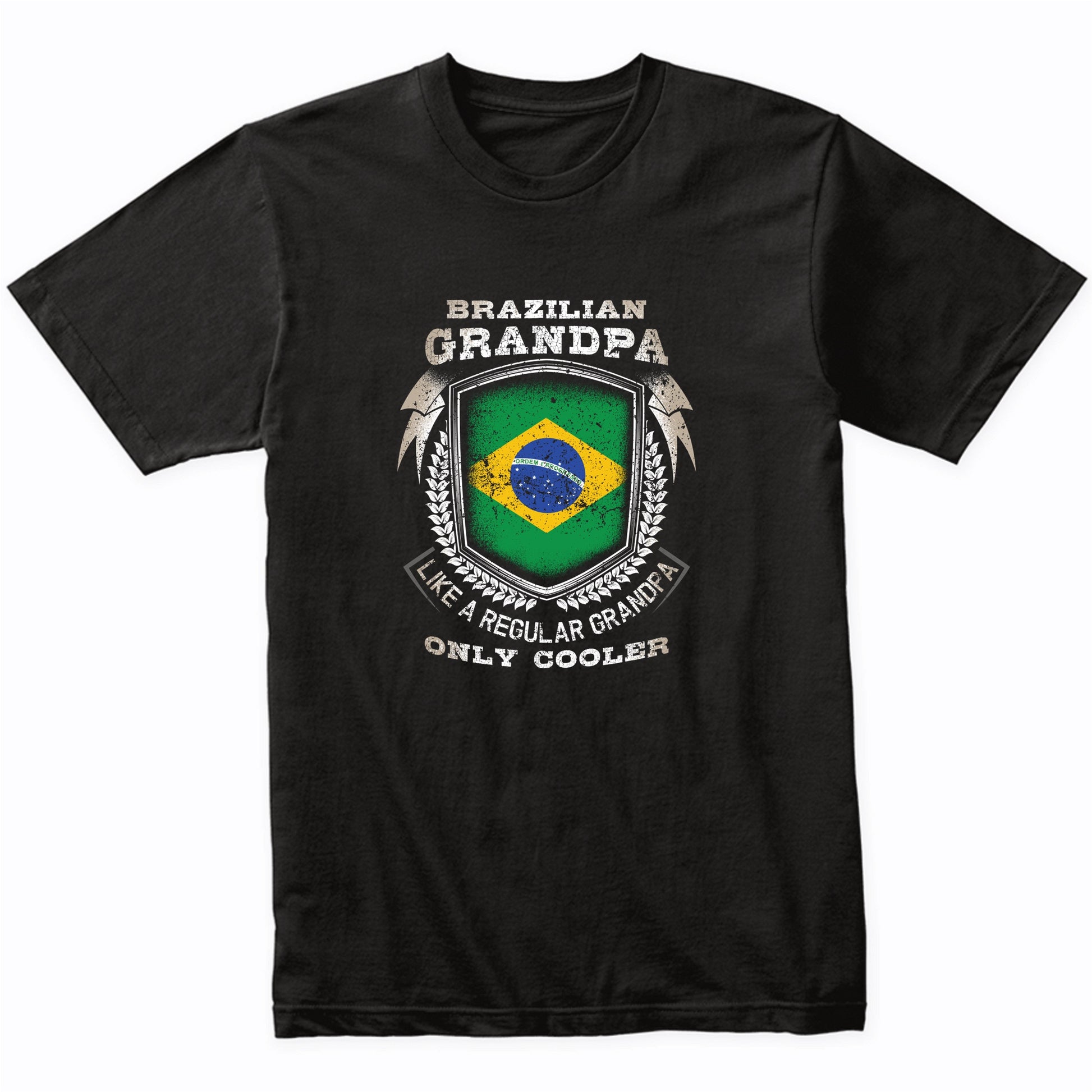 Brazilian Grandpa Like A Regular Grandpa Only Cooler Funny T-Shirt