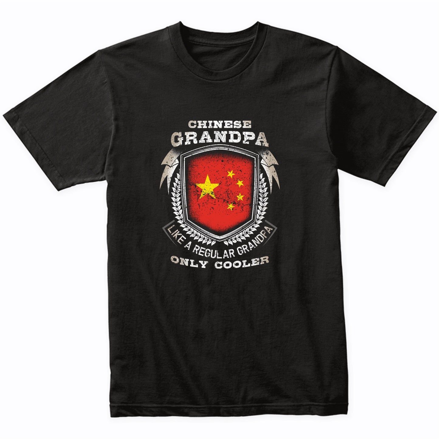 Chinese Grandpa Like A Regular Grandpa Only Cooler Funny T-Shirt