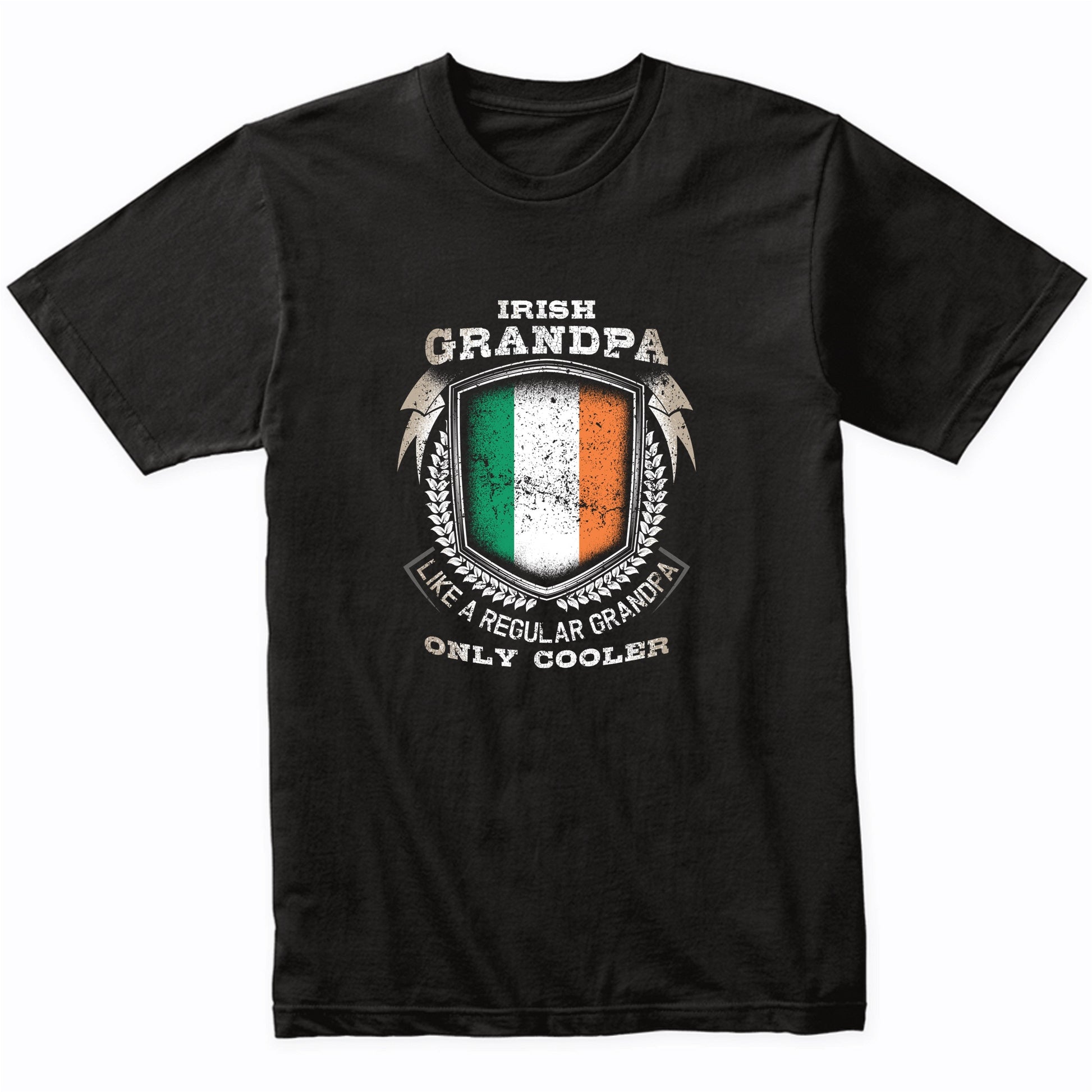 Irish Grandpa Like A Regular Grandpa Only Cooler Funny T-Shirt