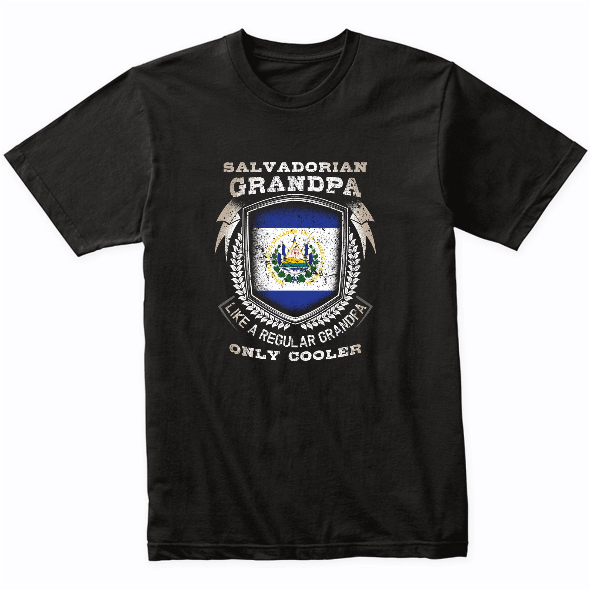 Salvadorian Grandpa Like A Regular Grandpa Only Cooler Funny T-Shirt