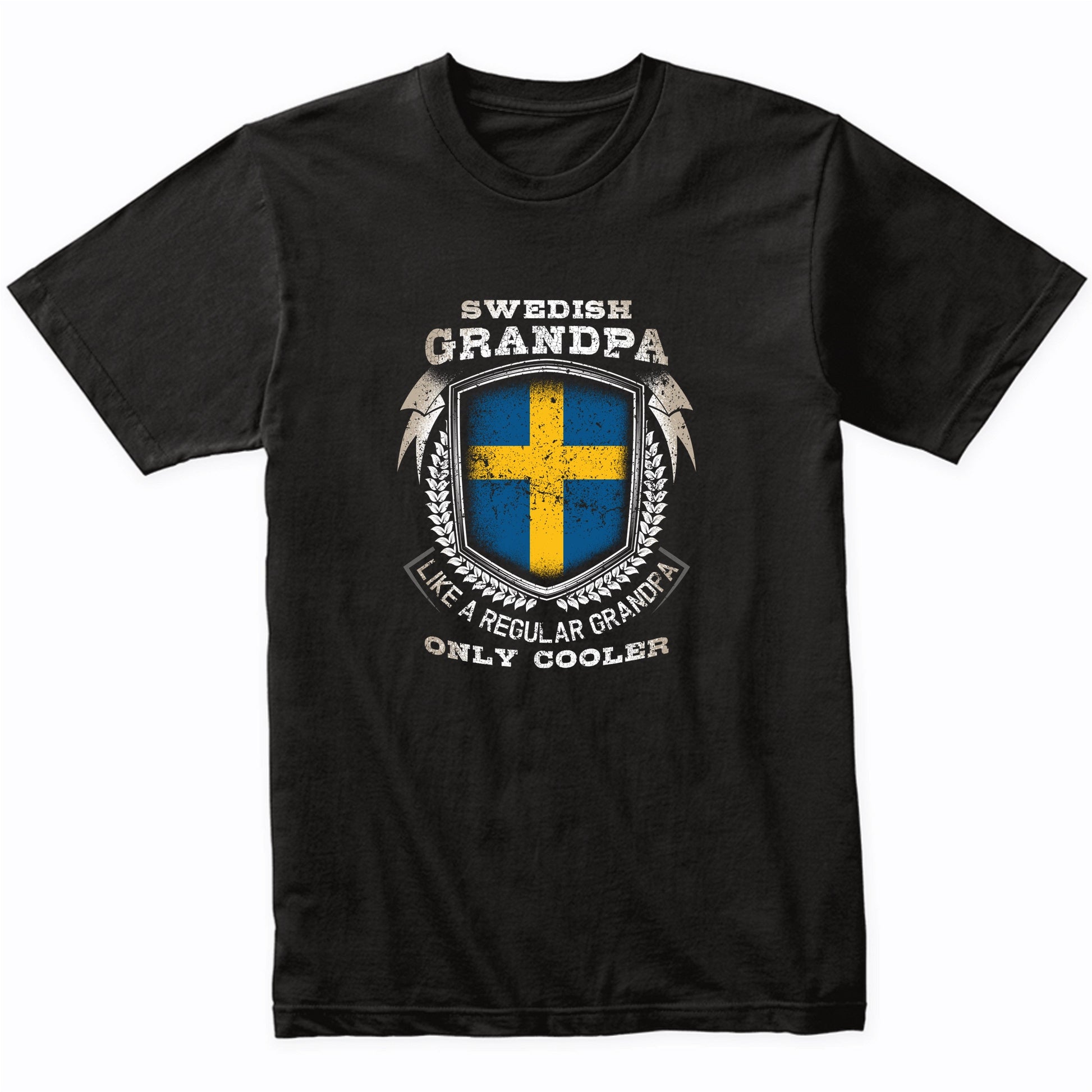 Swedish Grandpa Like A Regular Grandpa Only Cooler Funny T-Shirt