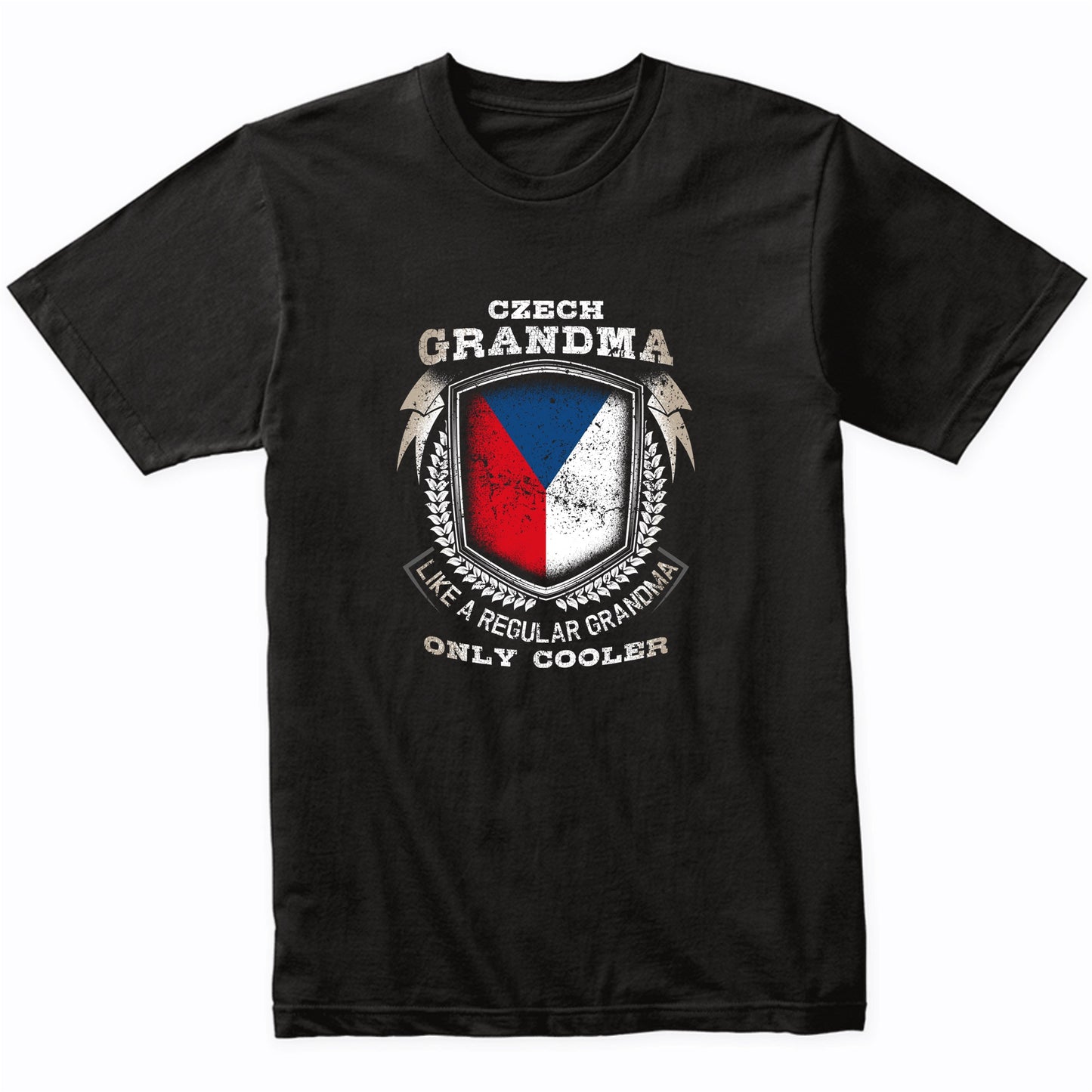 Czech Grandma Like A Regular Grandma Only Cooler Funny T-Shirt