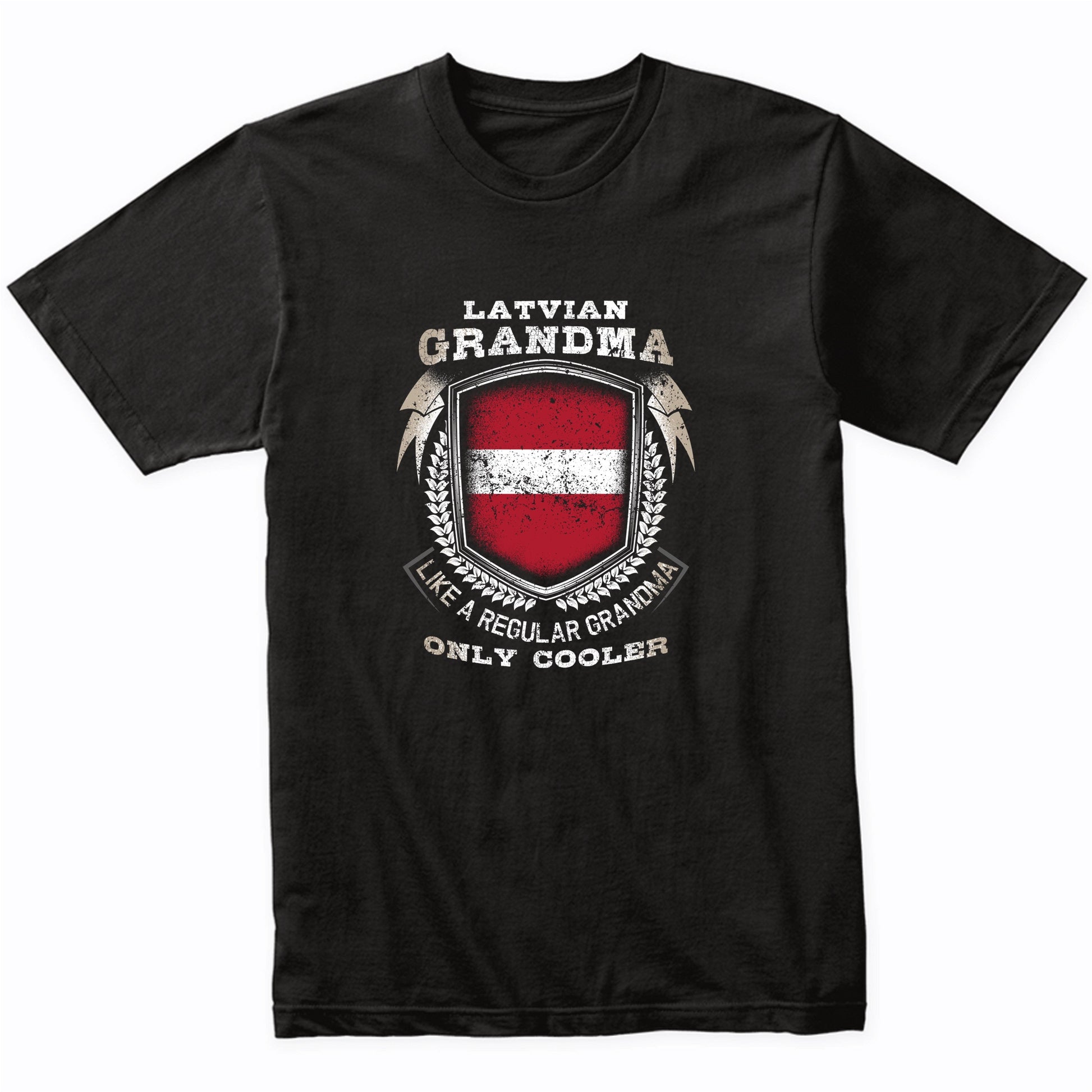 Latvian Grandma Like A Regular Grandma Only Cooler Funny T-Shirt