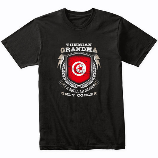 Tunisian Grandma Like A Regular Grandma Only Cooler Funny T-Shirt
