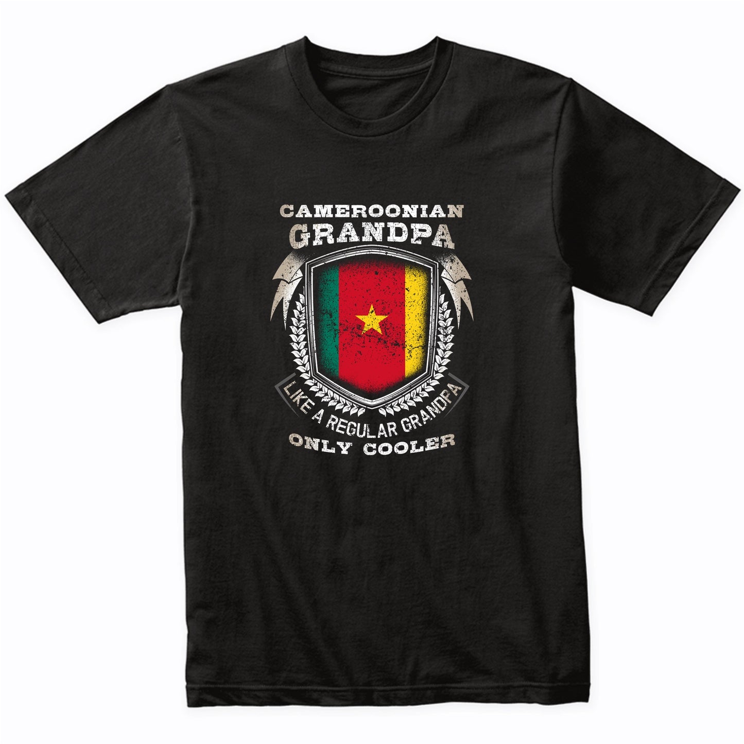 Cameroonian Grandpa Like A Regular Grandpa Only Cooler Funny T-Shirt