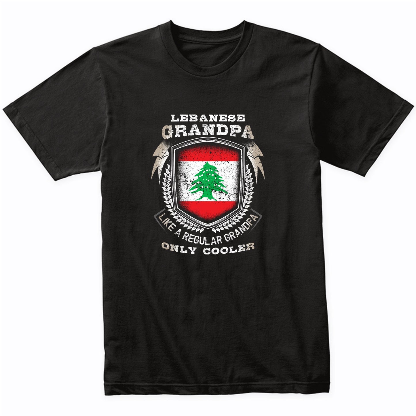 Lebanese Grandpa Like A Regular Grandpa Only Cooler Funny T-Shirt