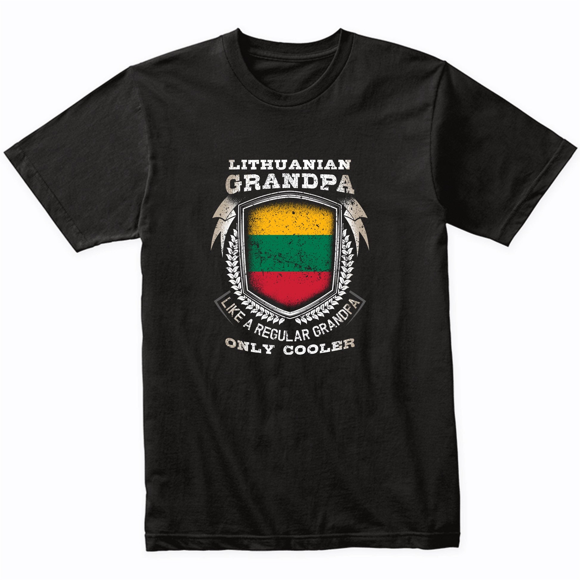 Lithuanian Grandpa Like A Regular Grandpa Only Cooler Funny T-Shirt