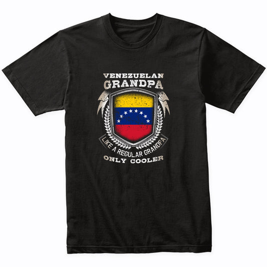 Venezuelan Grandpa Like A Regular Grandpa Only Cooler Funny T-Shirt
