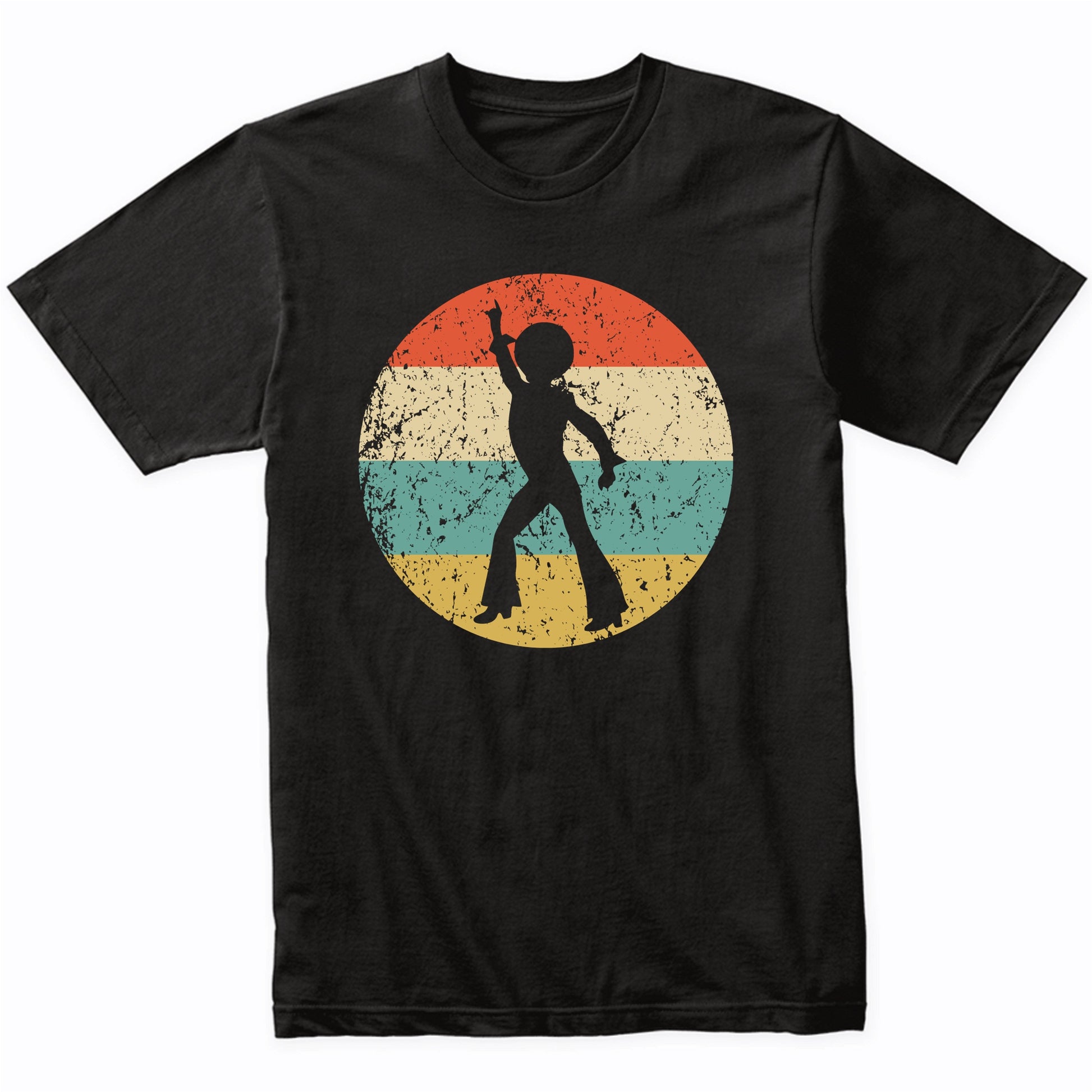 Retro Disco Dancer 1960's 1970's Vintage Style Disco T-Shirt