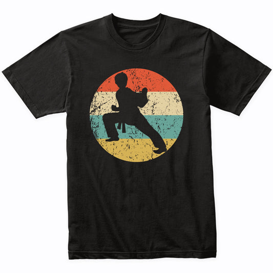 Retro Karate Pose 1960's 1970's Vintage Style Karate T-Shirt
