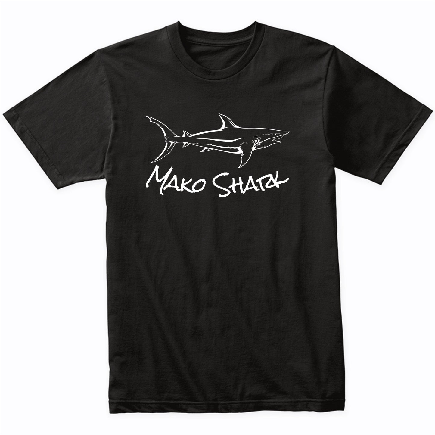 Mako Shark Sketch Cool Shark T-Shirt